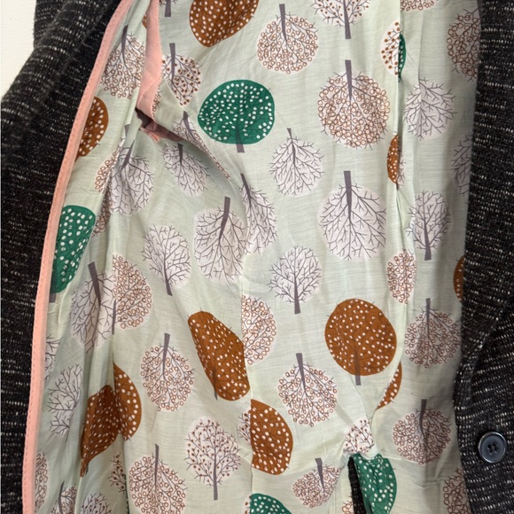 Anthropology Cartonnier Black Tweed Lined Blazer - Picture 4 of 7